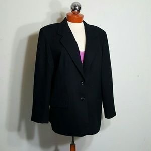 Woman's Worthington Wool Black Blazer